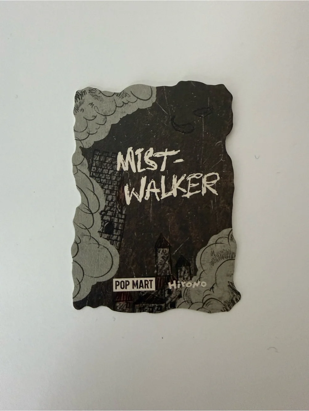 POP MART Hirono Mist Walker Secret The Tempered Aegis Plush Pendant Box & Card
